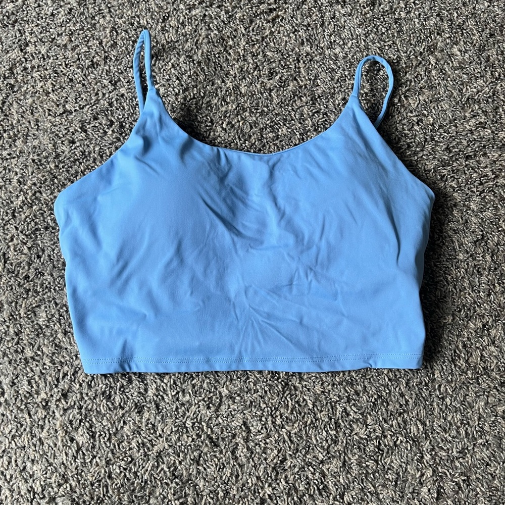 Cropped workout top